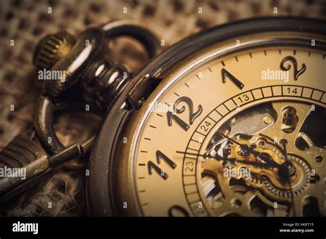 Vintage Old Pocket Watch Stock Photo Alamy