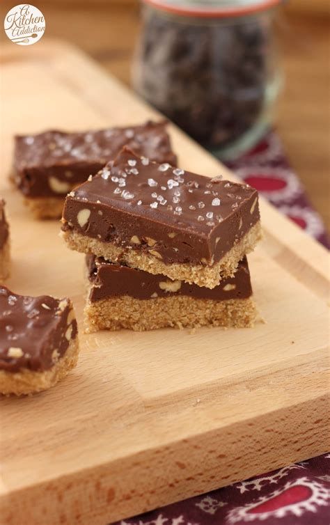 Salted Chocolate Peanut Butter Bars No Bake A Kitchen Addiction