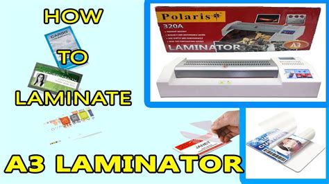 How To Use Laminating Machine Polaris A Laminator Youtube