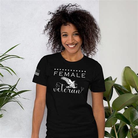 Female Veteran T Shirt Women Veterans Day USA Army Navy Air Etsy