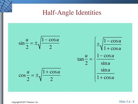 Multiple Angle Identities Ppt Download