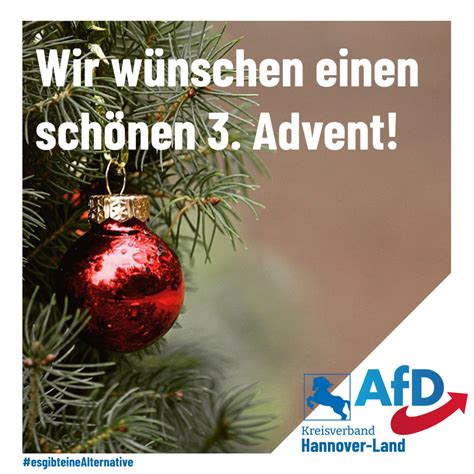 Wir W Nschen Einen Sch Nen Advent Afd Kreisverband Hannover Land