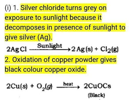 You Will Get More Points Give Me Answer For White Silver Chloride Turns