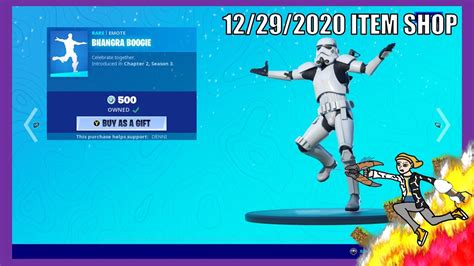 New Bhangra Boogie Emote And Click Pow Get Down Lobby Track Fortnite Item Shop 29122020