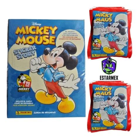 Lbum De Estampas Mickey Mouse Sobres Panini Meses Sin Intereses