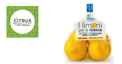 Citrus L Orto Italiano E Fondazione Umberto Veronesi I Limoni Per La