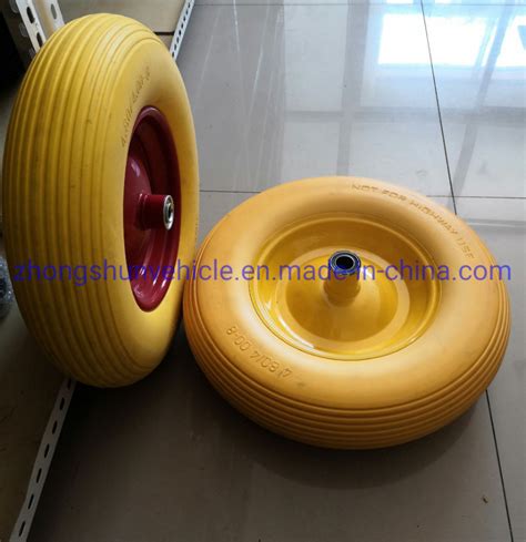 Top Quality Polyurethane Wheelbarrow Tyer Pu Wheel Wheelbarrow