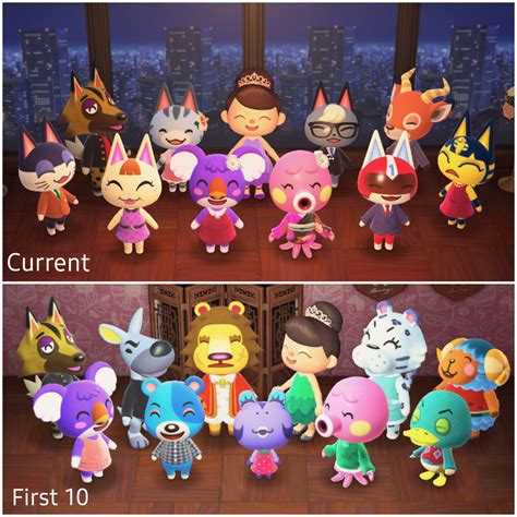 It Is Pretty Cool To See My Original 10 Villagers Vs My Current