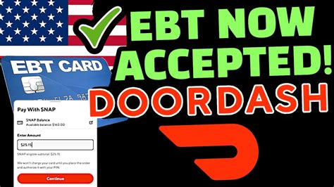 PEBT 2023 HOW TO PAY WITH EBT ON DOORDASH YouTube