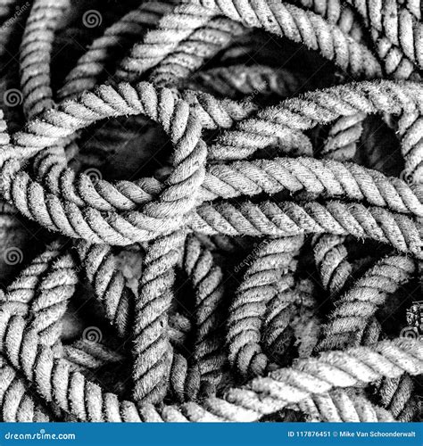 Pile Of Rough Rope Stock Image Image Of Cord Fabric 117876451