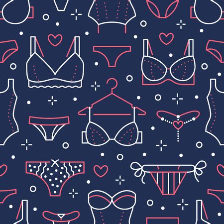 Photo De Lingerie Seamless Pattern With ID 126449539 Image Libre De