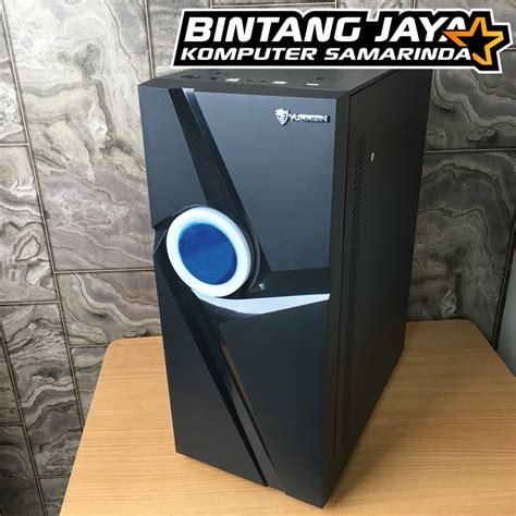 Jual Vurrion Armour Shuriken Casing PC Gaming Mid Tower ATX Tempered