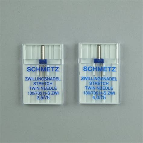 Schmetz Tweelingnaalden STRETCH 2 5 75 4 0 75 Seegers Fournituren