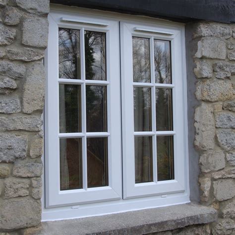 Georgian Windows on Stone Cottage