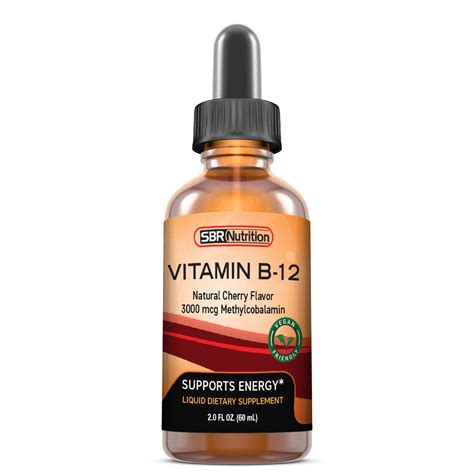 Max Absorption Vitamin B12 Sublingual Liquid Drops Vegan Friendly