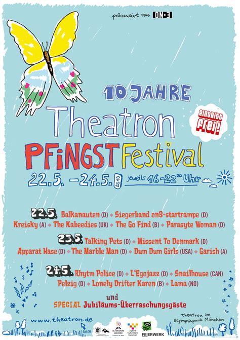 Theatron Pfingstfestival - Grafik Design und Illustration aus München