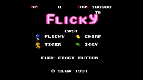 Flicky Genesis Port Gameplay Youtube