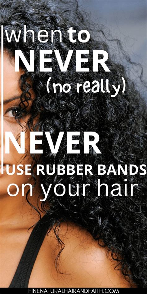 Are Rubber Bands Bad For Natural Hair Best Answer