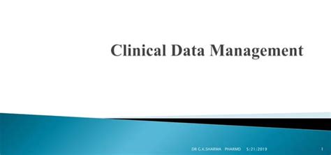 Clinical Data Management Ppt