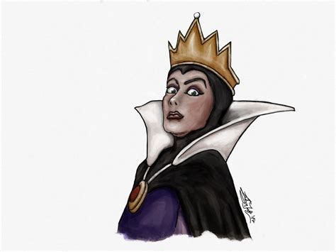 Disney Villains Portrait Series Queen Grimhilde By Lady In Ink On