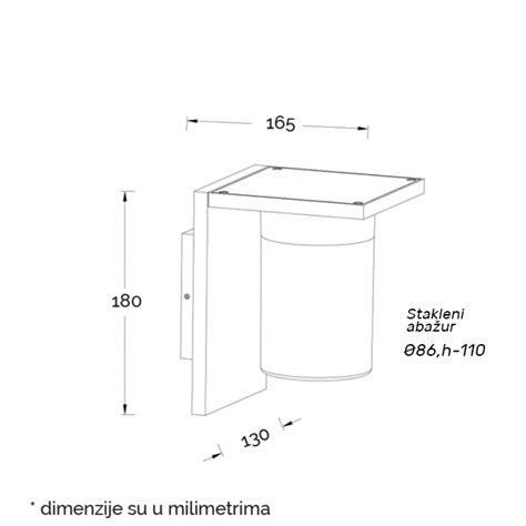 Svetiljka Jm Zidna E Ip Antracit