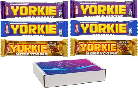 Yorkie Honeycomb, Milk, Raisin & Biscuit Milk Chocolate Bar 03 Mixed ...