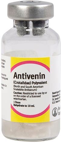 antivenin crotalidae polyvalentnor  sou  ml ds  boehringer