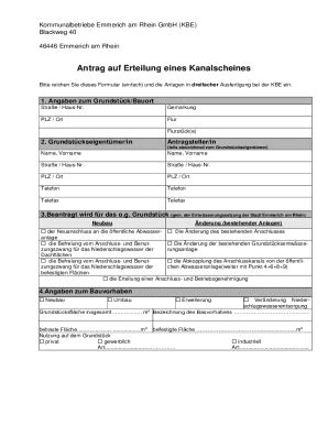 Ausfüllbar Online Antrag auf Erteilung eines Kanalscheines PDF Free