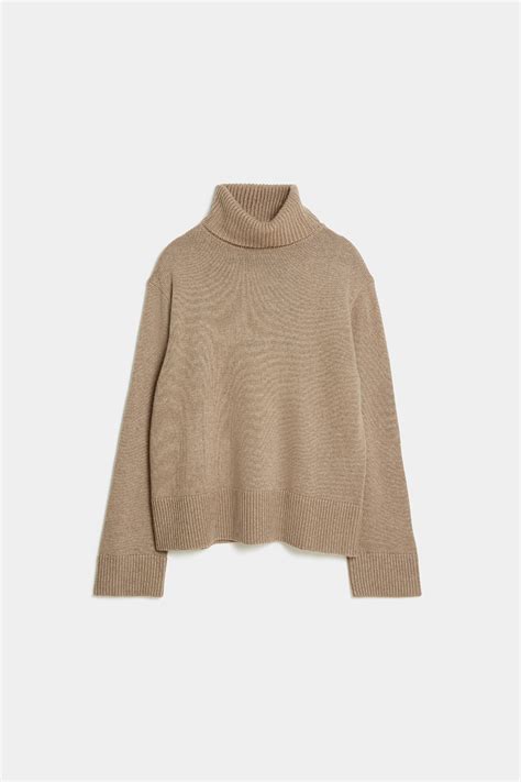 Объемный свитер с ангорой серо-бежевый меланж цвет - LIME