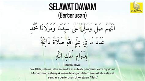 Lirik Selawat Badriyah Selawat Ustaz Shafi Youtube Imani Lind