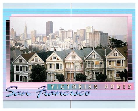 San Francisco Victorian Homes California City Ca Buildings Chrome