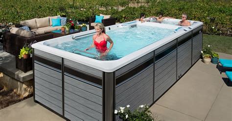 Dual Temp Swim Spa Swim Spa Hot Tub Hot Tub Swim Spa