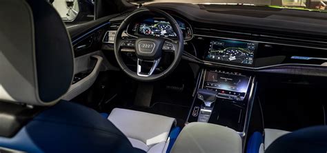 Navarra Blue Audi Q8 Spotted In Showroom With Bespoke Interior | Carscoops