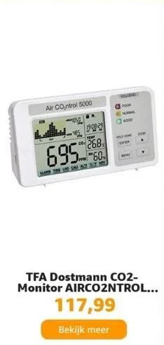 Tfa Dostmann Co2 Monitor Airco2ntrol 5000 31 5008 02 Bewaking Van De