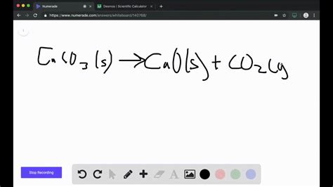 Solved Consider The Reaction Caco S Cao S Co G Estimate G For