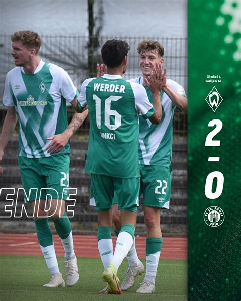 SV Werder Bremen on Twitter Erster Sieg im zweiten Spiel für