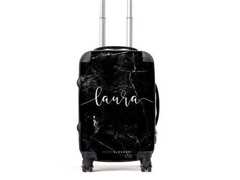 Marble Luggage Personalised Suitcase Custom Suitcase Etsy Uk