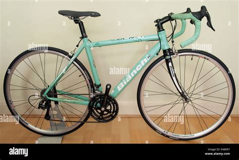 Bianchi Dama Bianca Womens Road Racing Bike Stock Photo Alamy