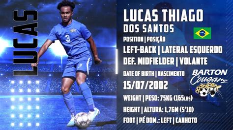 Lucas Dos Santos Left Back Defensive Midfielder Lateral Esquerdo