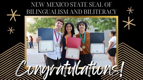 New Mexico State Seal Of Bilingualism Biliteracy YouTube