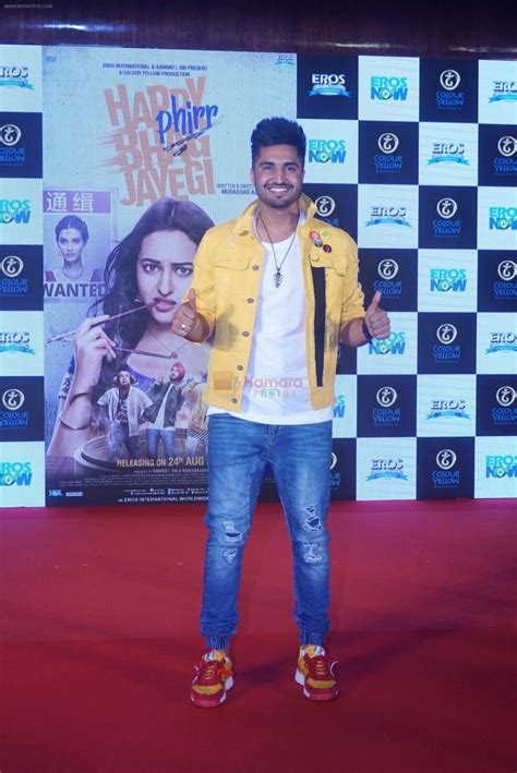 Jassi Gill At The Trailer Launch Of Happy Phirr Bhag Jayegi On 25th