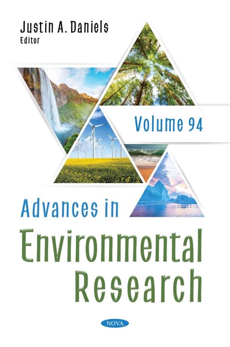 Advances In Environmental Research Numbered Series Nova Science