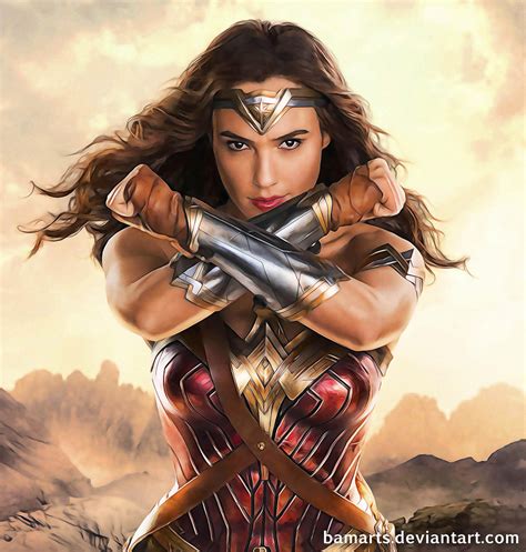 Wonder Woman Gal Gadot By Bamarts On Deviantart