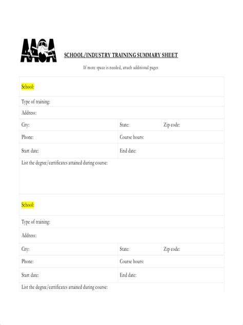 Training Sheet - 10+ Examples, Word, Pages, How to Make, PDF