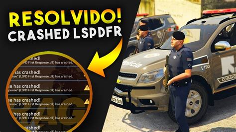 Como RESOLVER CRASHED Modo LSPDFR GTA V YouTube