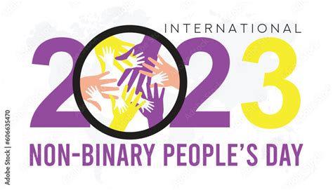 International Non Binary People S Day Flag Celebrated On July