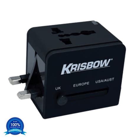 Jual Universal Travel Adapter Usb Colokan Multi Krisbow Original