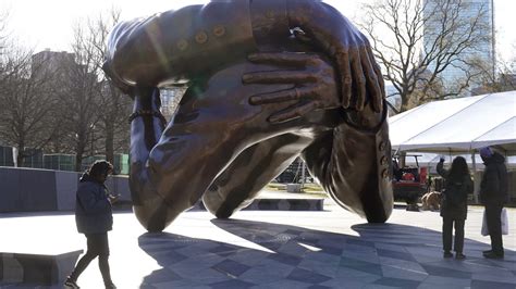 New MLK statue in Boston is greeted with a mix of open arms, consternation and laughs – WABE