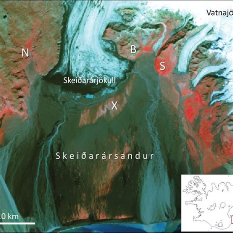 Sampling locations of mountain birch from and around Skeiðarársandur... | Download Scientific ...