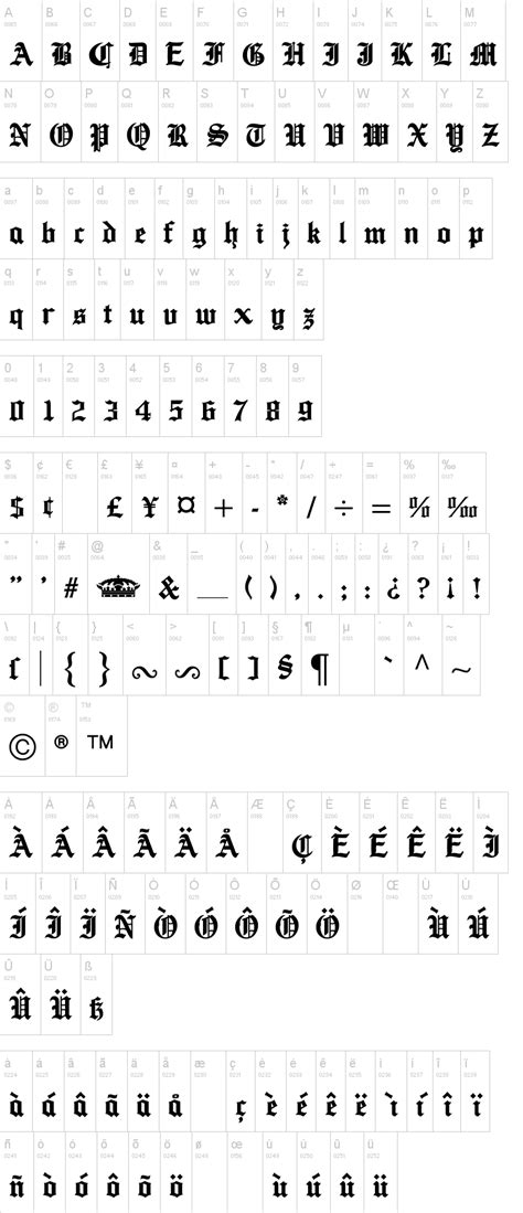 Ancient Writing Font